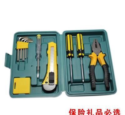 保險(xiǎn)禮品12套件家用五金組合套工具8012B 多功能汽車應(yīng)急工具的理想選擇